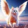 Flying Cat 5D Diamond Painting