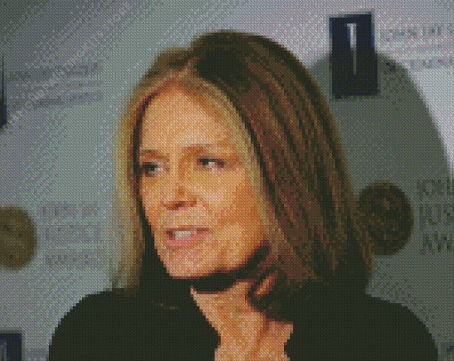 Gloria Steinem 5D Diamond Painting