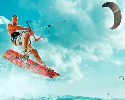 kitesurfing 5D Diamond Painting