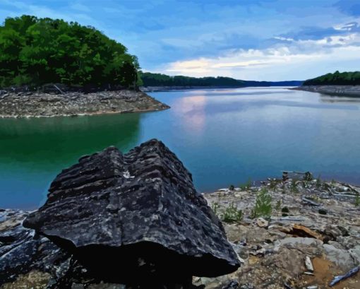 Serene Lake Cumberland 5D Diamond Painting