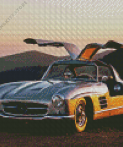 Mercedes 300sl 5D Diamond Painting