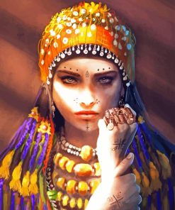 Moroccan Amazigh Girl 5D Diamond Painting