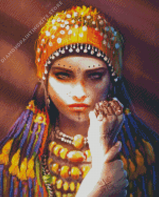 Moroccan Amazigh Girl 5D Diamond Painting