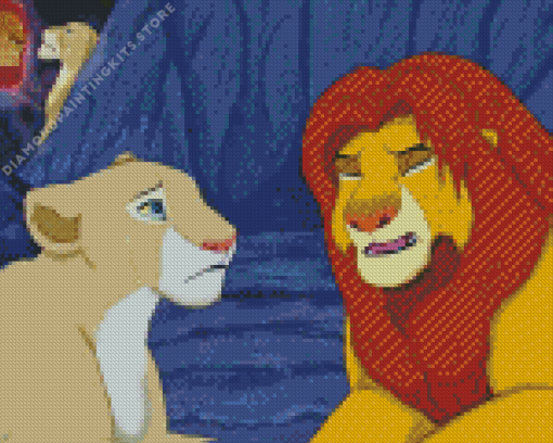 Nala and Simba 5D Diamond Painting