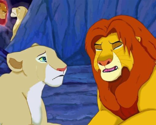 Nala and Simba 5D Diamond Painting