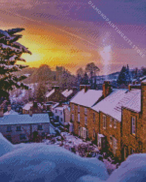 North Yorkshire in Snow 5D Diamond Painting