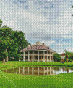 Oak Alley Plantation 5D Diamond Painting