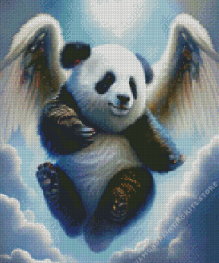 Panda Angel Animal 5D Diamond Painting