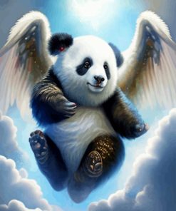 Panda Angel Animal 5D Diamond Painting