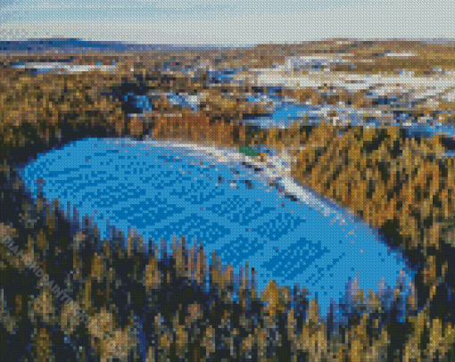 Pond Hockey 5D Diamond Painting