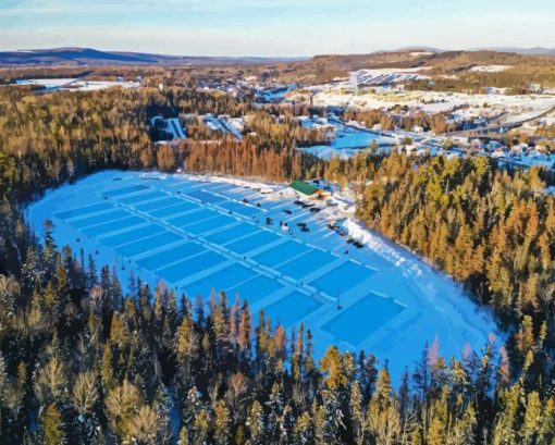 Pond Hockey 5D Diamond Painting