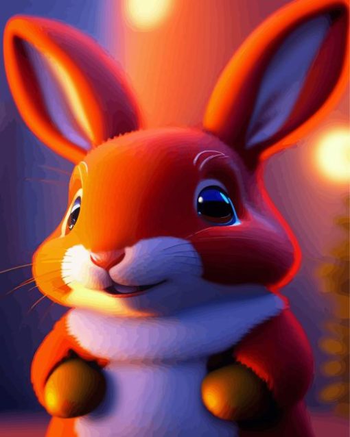 Red Rabbit 5D Diamond Painting