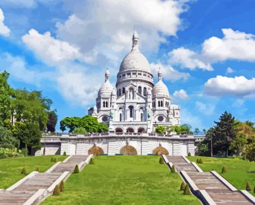 Sacre Coeur Monument 5D Diamond Painting