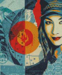 Shepard Fairey 5D Diamond Painting