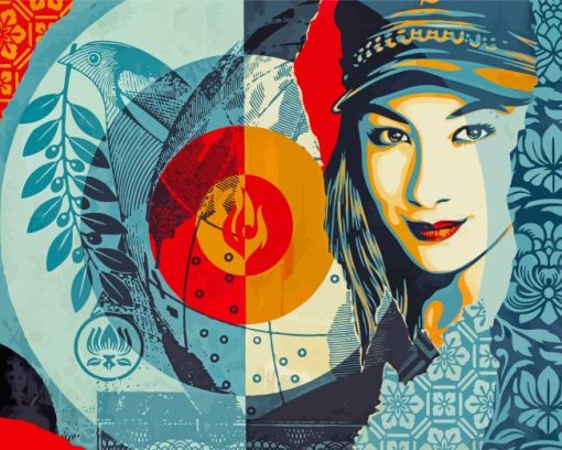 Shepard Fairey 5D Diamond Painting