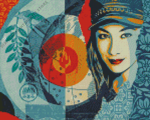 Shepard Fairey 5D Diamond Painting