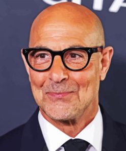 Stanley Tucci 5D Diamond Painting