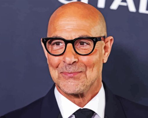 Stanley Tucci 5D Diamond Painting