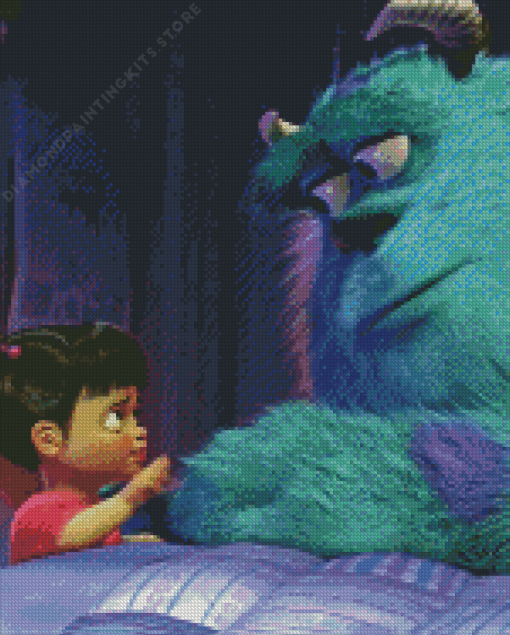 Sulley and Boo 5D Diamond Painting