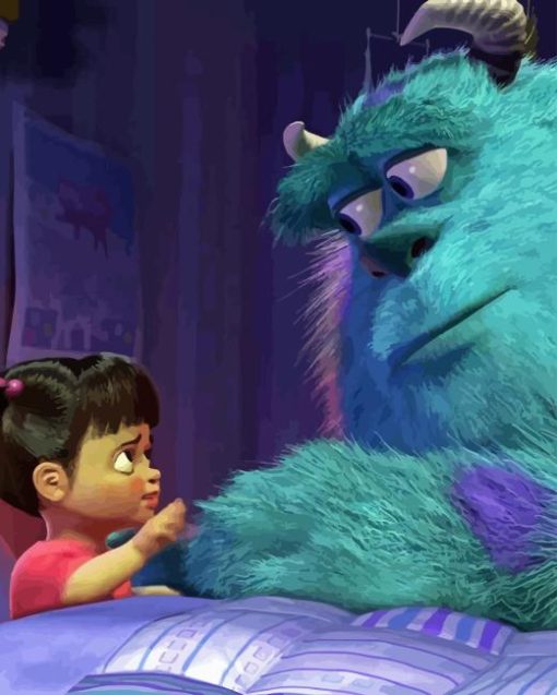 Sulley and Boo 5D Diamond Painting