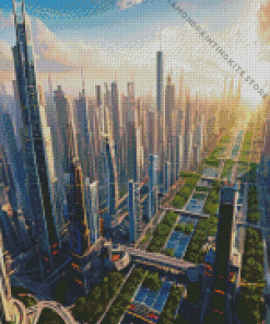 Utopia City 5D Diamond Painting