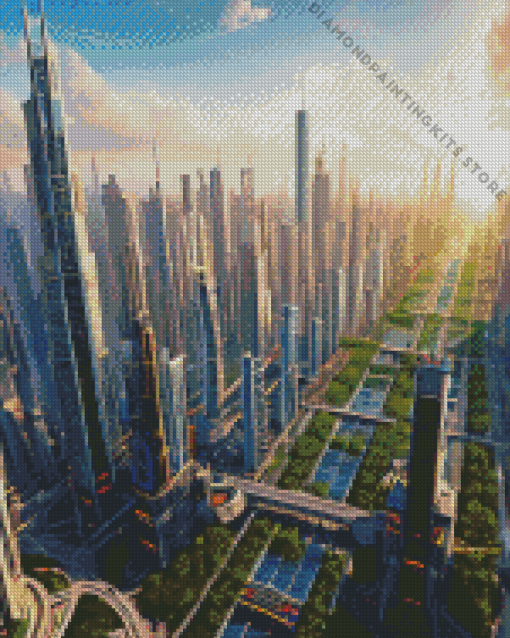 Utopia City 5D Diamond Painting