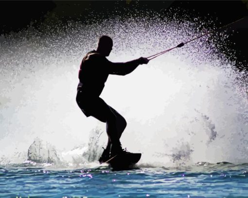 wakeboarding 5D Diamond Painting