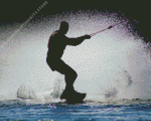 wakeboarding 5D Diamond Painting