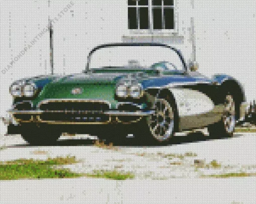 1960 Chevrolet Corvette 5D Diamond Painting