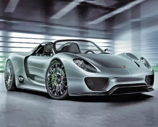 918 Porsche Spyder 5D Diamond Painting