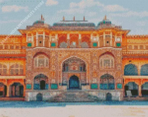 Amber Fort Rajasthan India 5D Diamond Painting