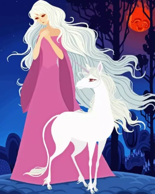 Animated Film The Last Unicorn 5D Diamond Painting