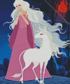 Animated Film The Last Unicorn 5D Diamond Painting