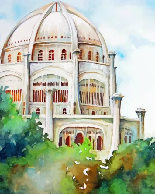 Bahai House Art 5D Diamond Painting