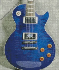 Blue Guitar 5D Diamond Painting