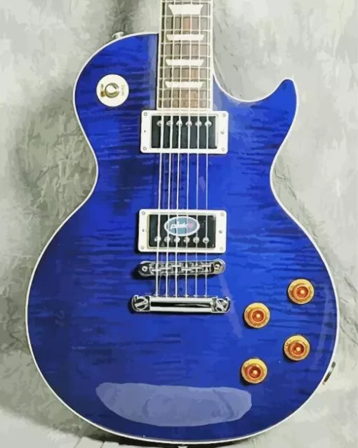 Blue Guitar 5D Diamond Painting