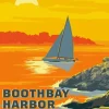 Boothbay Harbor Maine 5D Diamond Painting