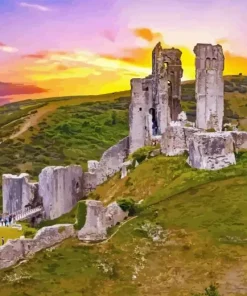 Brownsea Island Corfe Castle 5D Diamond Painting