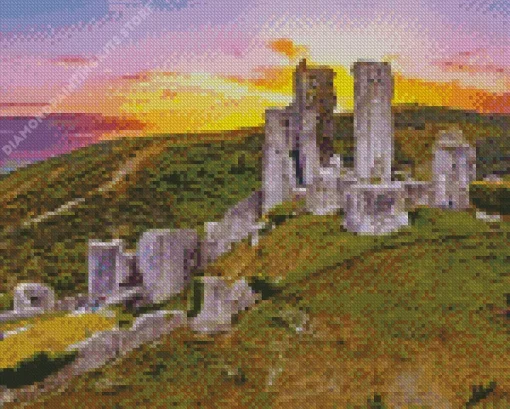 Brownsea Island Corfe Castle 5D Diamond Painting