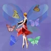 Butterfly Ballerina 5D Diamond Painting