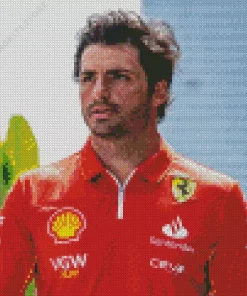 Carlos Sainz 5D Diamond Painting