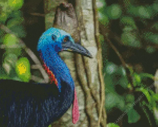 Cassowary 5D Diamond Painting