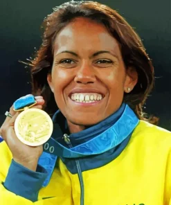 Cathy Freeman Smiling 5D Diamond Painting