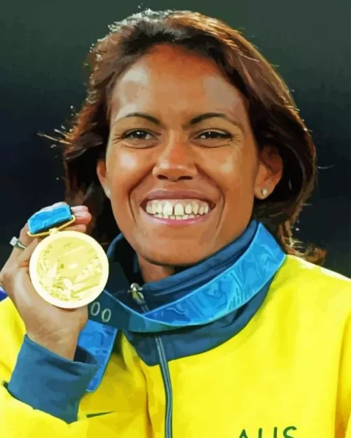 Cathy Freeman Smiling 5D Diamond Painting