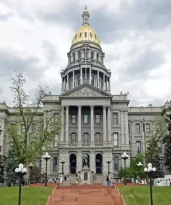 Colorado State Capitol 5D Diamond Painting