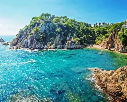 Costa Brava Island 5D Diamond Painting