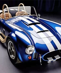 Dark Blue Ac Cobra 5D Diamond Painting