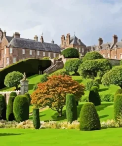 Drummond Castle Gardens Crieff 5D Diamond Painting