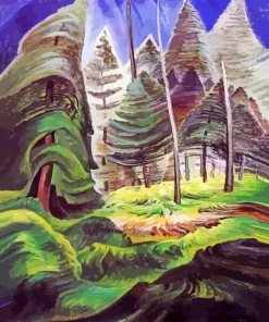 Emily Carr A Rushing Sea Of Undergrowth 5D Diamond Painting