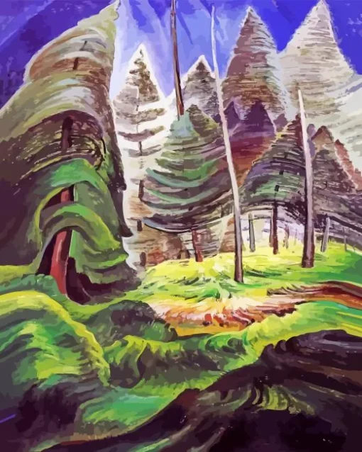 Emily Carr A Rushing Sea Of Undergrowth 5D Diamond Painting